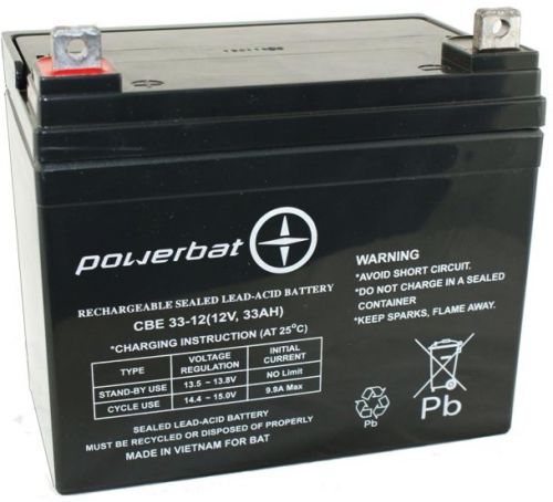 Akumulator powerbat agm 12v 33ah - możliwość montażu - zadzwoń: 34 333 57 04 - 37 sklepów w całej po