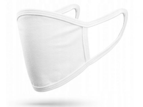 Maska ochronna x2 maseczka na twarz protective mask biała