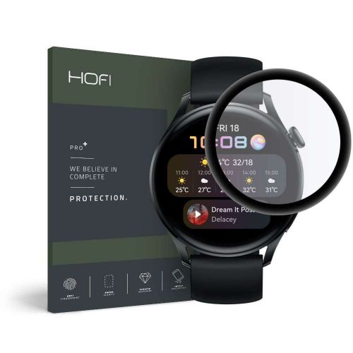 Szkło hybrydowe hofi hybrid glass do huawei watch 3 46mm black