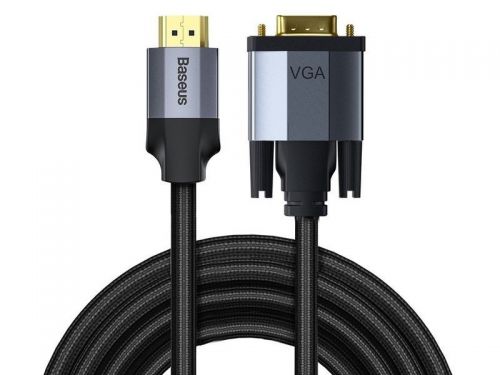 Baseus kabel adapter hdmi do vga enjoyment series full hd 2m szary