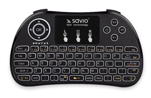 Savio kw-02 - podświetlana mini klawiatura bezprzewodowa - możliwość montażu - zadzwoń: 34 333 57 04