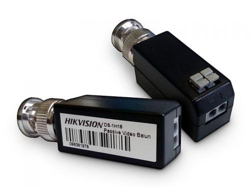Zestaw transformatorów wideo hikvision prostych ds-1h18 (2szt.) - możliwość montażu - zadzwoń: 34 33