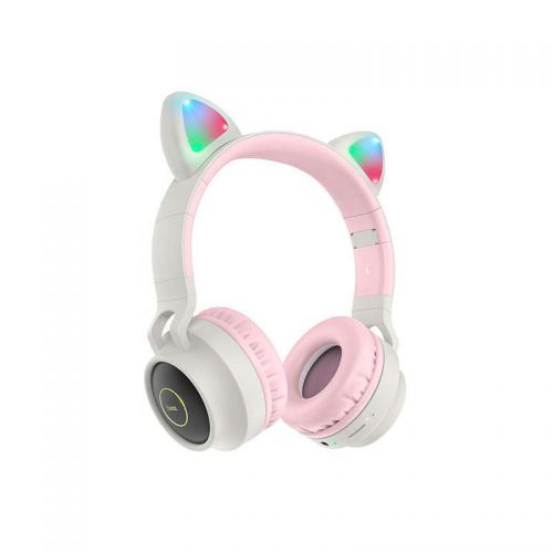 Słuchawki bezprzewodowe hoco w27 cat ear wireless grey