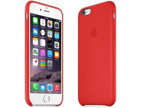 Etui apple iphone 6 plus / 6s plus skórzane mkxg2zm/a red