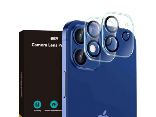Szkło hartowane na obiektyw esr camera lens 2-pack do apple iphone 12 mini clear