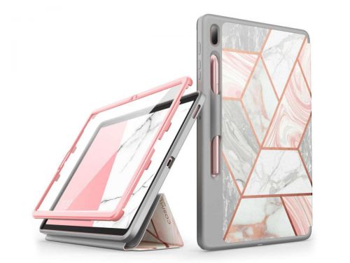 Etui supcase cosmo full-body do galaxy tab s7 fe 12.4 t730/t736b marble pink