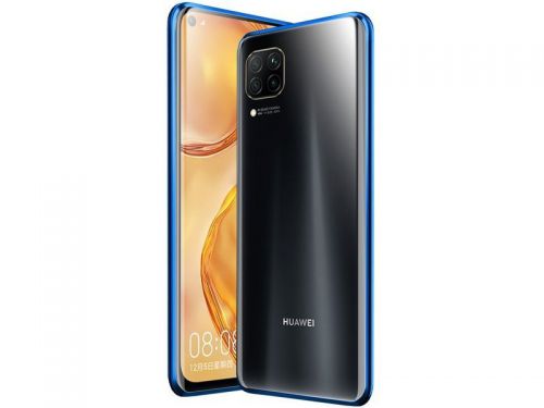 Etui magnetyczne szklane dr.fit dwustronne do huawei p40 lite niebieskie