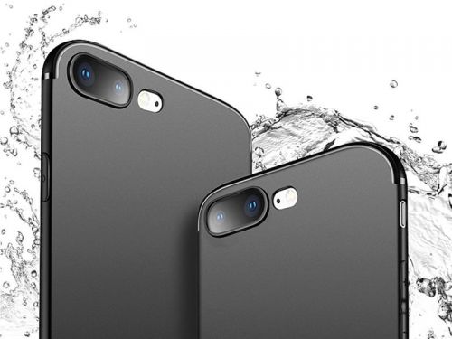 Etui silikonowe alogy slim case do apple iphone 7/ 8 plus czarne