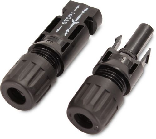 Komplet konektorów do fotowoltaiki szeregowy mc4 do kabli 2,5/4/6 mm2 - możliwość montażu - zadzwoń: