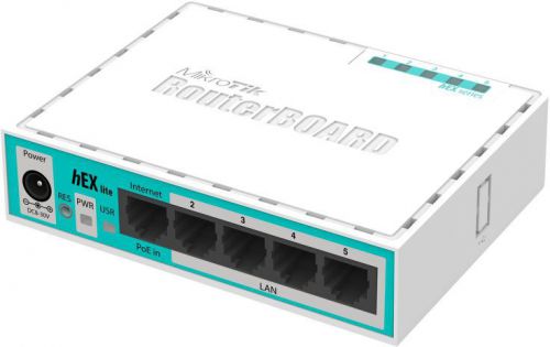 Mikrotik routerboard hex lite (rb750r2) - możliwość montażu - zadzwoń: 34 333 57 04 - 37 sklepów w c