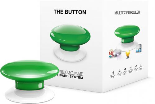 Fibaro the button ( przycisk zielony ) - możliwość montażu - zadzwoń: 34 333 57 04 - 37 sklepów w ca