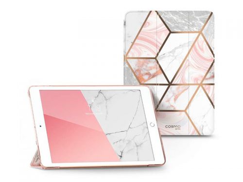 Etui supcase cosmo lite do apple ipad 10.2 2019/ 2020/ 2021 (7/ 8/ 9gen) marble pink