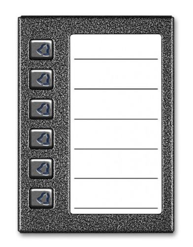Aco cdn-6np gr podświetlany panel listy lokatorów z 6 przyciskami - możliwość montażu - zadzwoń: 34