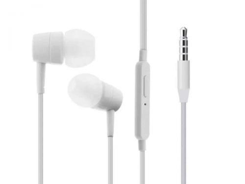 Słuchawki douszne sony mh-750 przewodowe mini jack 3.5mm z mikrofonem białe